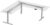Monoprice Triple-Motor Sit-Stand Corner Desk Frame – Height-Adjustable, L-Shaped, Gray – Workstream Collection