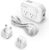 FOVAL Power Step Down 220V to 110V Travel Voltage Converter International Power Adapter for Hair Straightener/Curling Iron with 4-Port USB Charging US/UK/AU/EU Universal Plug Adapter (White)