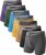 BAMBOO COOL Men’s Ultra ComfortSoft Underwear, Moisture Wicking & Breathable No Ride Up Boxer Briefs with Fly, Multipack