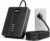 5/10FT, 23-in-1 Power Strip with Time Display, 16 AC Outlets, 6 USB Ports (2 USB C), Ideal for Living Rooms and Workstations, Kitchen Appliances and Charging Stations (Black, 10FT)