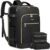 LOVEVOOK Travel Backpack With 3 Packing Cubes,Large Carry on Backpack as Personal Item Airline Approved,50L Waterproof Daypack Travel Bag TSA Fit 18inch Laptop Luggage With USB Charging Port