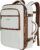 Vancropak Travel Bags for Women Carry on, Large Travel Backpack Airline Approved, Expandable Weekender Daypack Overnight Suitcase Backpack, Luggage for International Flight Traveling Hiking, Beige