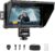 VILTROX 5.5 Inch 1200nits 4Kp30 HDMI Video Field Monitor, 10bit HDR Daylight Viewable 1920 x 1080 Portable Monitor Recorder, Hot Shoe Mount, Battery, Sunshine Hood