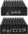 Firewall Appliance Mini PC 2.5Gbe, with 12th N100(up to 3.4GHz) Fanless Mini Computer Router with 4xIntel I226 Nics 8GB DDR5 Ram 128GB M.2 PCIE 3.0 SSD Support PFsense OPNsense AES-NI