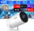 [Netflix Officially & Electric Focus] Projector with WiFi and Bluetooth, XuanPad Full HD 1080P Portable Projector, 210° Rotatable Stand, Auto Keystone, Dust Removal and Heat Dissipation Design