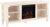 Walker Edison Wren Classic White Wash TV Console for 65 + Inch Television Fireplace Entertainment Center, 58 Inch