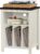 Record Player Stand with Vinyl Record Storage,White Record Player Table Holds up to 160 Albums,Large Wood Turntable Stand Cabinet Dispaly Shelf for Living Room,Bedroom,Office