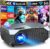 YOWHICK 4K Projector with WiFi and Bluetooth, 20000L Native 1080P Outdoor Portable Movie Projector, Smart Video Projector, 50% Zoom/400″ Display, Compatible with HDMI/USB/PC/TV/PS5/DVD/Android/iOS